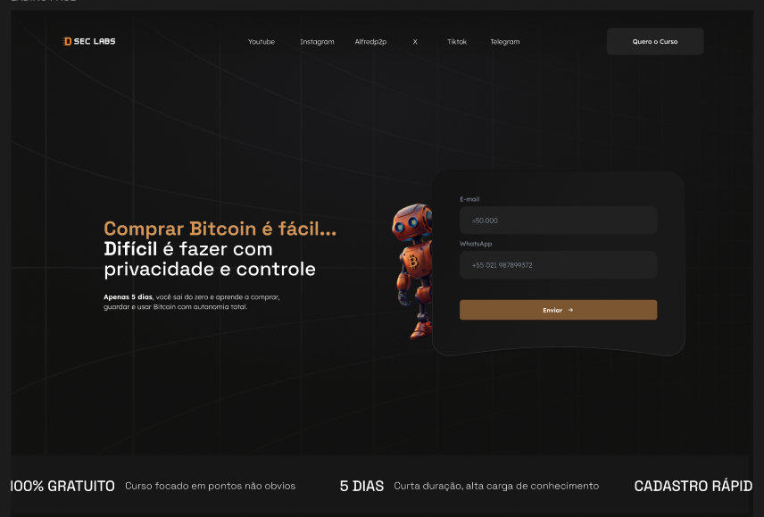 DSEC Labs — landing page
