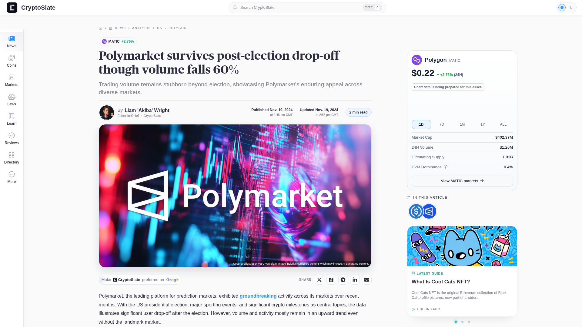 A ressaca do evento-âncora medida em on-chain: