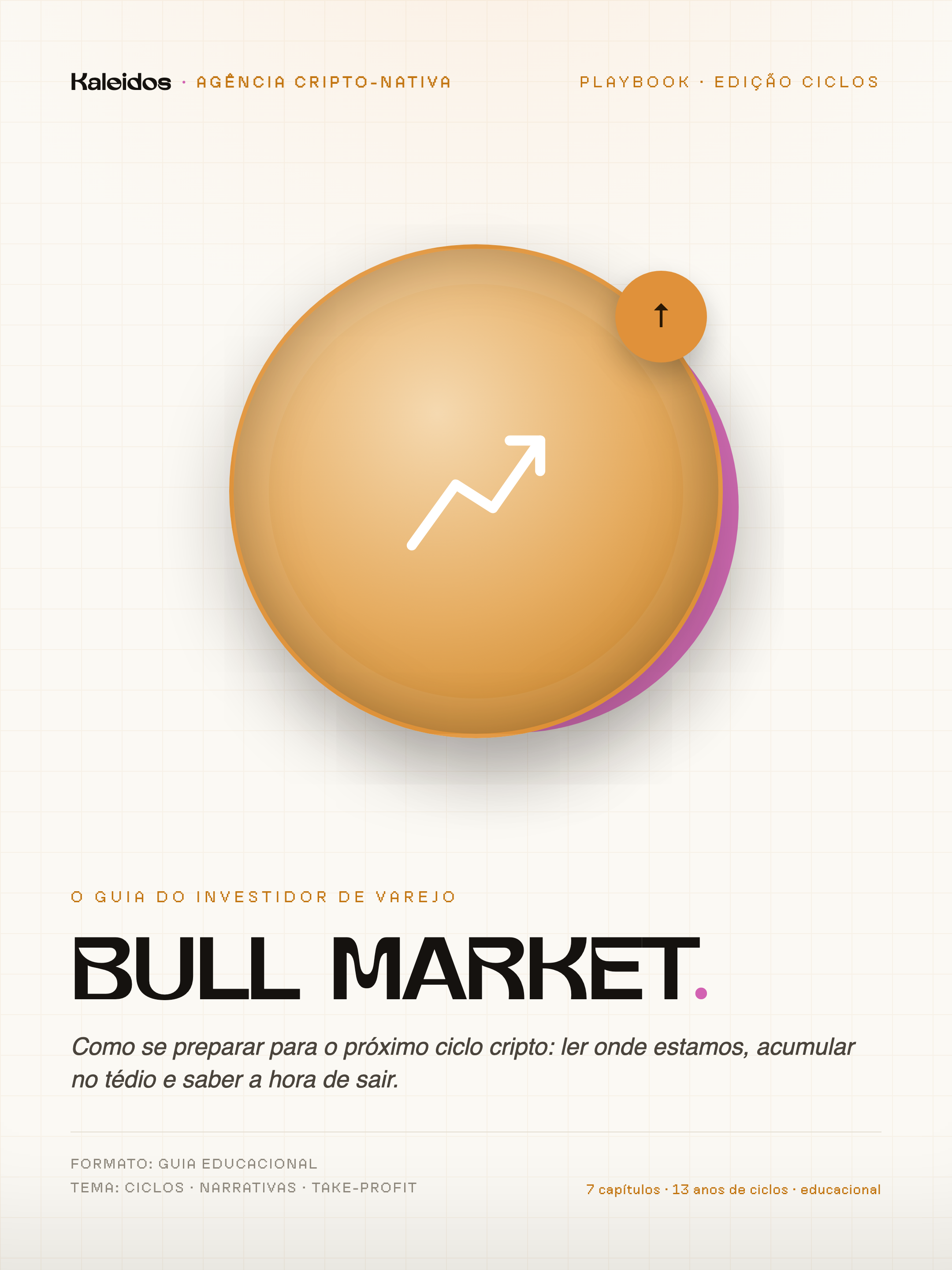 Capa do estudo de mercado da Kaleidos sobre o ciclo cripto de 2026, onde RWA, stablecoin, IA-cripto e InfoFi puxam a leitura de narrativa.